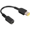 CABLEPELADO - Cavo adattatore convertitore per laptop | da porta rotonda (7,9 x 5,5 mm) a porta quadrata con pin | Compatibile con X240, X1, G405 | Connettore di alimentazione