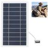 GodtKowty Pannello Solare Portatile 2W con Porta USB 5V, Caricatore Solare per Telefono Mobile, Batteria Esterna, Escursionismo, Campeggio, Attività all'Aria Aperta, Struttura Epossidica Robusta