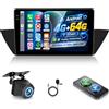 ETLFUCyber 4G+64G Android Autoradio per BMW X1 E84 2009-2016 con Senza Fili Carplay e Android Auto, Radio Touchscreen da 10,1 Pollici con WiFi/GPS/Bluetooth 5.0/EQ/Radio FM RDS