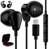 ASKUBSKU Cuffie USB C con Cavo per Samsung A37 A27 A57 5G Galaxy A36 A56 S26 Ultra