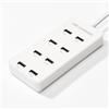 YiMoXiuYuan USB 8 porte Desktop stazione di ricarica portatile, adatta per caricare più dispositivi contemporaneamente, super compatibile con telefoni cellulari, tablet, cuffie Bluetooth e altri caricatori USB