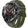 GIOPUEY Cinturini Compatibile con Huawei Watch Ultimate 2, Morbido Silicone Cinturino [Resistente all'Usura] [Traspirante] - Darkgreen