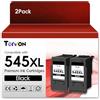Torvon Cartucce 545 XL Nero per Canon 545 XL PG-545XL Cartucce per Pixma MG2550 MG2550S TR4550 TS3350 TS3450 TS3150 TR4650 MX495 MX490 TS3351 TS3451 MG2555 TS3151 MG2555S (2-PG545XL Nero)