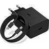AOKUTDA 45W USB C Caricatore Rapido con 2M Tpye C Cavo-Nero | 45W USB C Caricatore Caricabatterie Rapido per Galaxy S26,S25 S24 S23 S22 S21 Plus/FE/Ultra,Note20/A73/A53 Adattatore