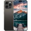 COTSRGT Telefono I16 Pro Max 5G, 16GB RAM, 1TB ROM, display AMOLED da 7,3 1440×3040, fotocamera Pro da 108 MP 72 MP, batteria da 8000 mAh, Dimensity 9000 Deca Core, Android 14, sbloccato,Black-7.3 Inch