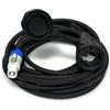 DG Systems Italia srl DG Systems - Cavo da Powercon bianco a presa Schuko con Titanex 3x1.5 - Made in Italy (5 mt)