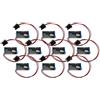 vhbw 10x batteria sostituisce Mitsubishi B9670-MC, A6BAT, A6BAT-MRBAT. per controlli industriali (1700mAh, 3,6V, Li-Ion)