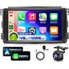 VECHTEL 4G&128G 9 Autoradio per Mercedes Benz Smart Fortwo 451 2005-2010 con Carplay Android Auto Wireless Android 15,Bluetooth RDS/FM Radio,Mirror link,Wi-Fi GPS Navi,Telecamera posteriore AHD