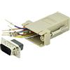 Digitus Adattatore da D-Sub 9 a RJ45 - Accoppiamento per autoassemblaggio - Da spina a presa - RS-232 - RS-485 - Custodia in PVC