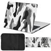 FFBOFFC Custodia Compatibile per MacBook Neo da 13 pollici Modello 2026 (A3404) con chip A18 Pro, Plastica Rigida Protettiva Cover & Tastiera Cover & Borsa, Mimetico nero
