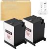 LCL T6712 C13T671200 Scatola di manutenzione Compatibile con Epson | WorkForce Pro WF-8090DW WF-6090DW WF-6090DTWC WF-6090D2TWC WF-6590DWF Series WF-6590DWF WF-6590DTWFC WF-6590D2TWFC (2Nero)