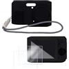 Fukaisu Custodia in Silicone per Fotocamera Kodak PIXPRO FZ45, Morbida Custodia Protettiva con 2 Pellicole Protettive e Kit di Pulizia con Cordino (Nero)