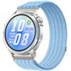 GIOPUEY Cinturini Compatibile con Coros Pace 4/Pace3/APEX 4 42mm/Apex PRO, Cinturino in Morbido Nylon Intrecciato [Unisex] [Traspirante] - LightBlue