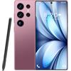 COTSRGT Smartphone S25 Ultra Sbloccati, 16 GB 1 TB, Fotocamera AI Da 72 MP 108 MP, 8000 MAh, Doppia SIM, 5G/4G, Android 14, Wi-Fi/GPS, Riconoscimento Facciale E Impronta Digitale,Rose Glod-7.3 Inch