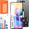Arbilato Schermo LCD per Xiaomi Redmi Note 10 5G Display Touch Screen Full Assembly Kit di Riparazione per Redmi M2103K19G M2103K19C