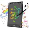 10ELED Lavagnetta LCD da 8,5-10-12 Pollici, Blocco Note Digitale con Penna Stylus, Cancellazione Istantanea, Blocco Contenuto, per Bambini e Adulti (NERO, 8,5 Pollici)