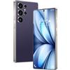 COTSRGT Smartphone S26 Ultra, 16 GB 1 TB, Batteria Da 8000 MAh, Android 14, Fotocamera Impermeabile Da 72 MP 108 MP, Telefono Cellulare Da Esterno Sbloccato Da 7,3 Pollici, Slot Per 3 Schede 5G NFC,Purple