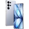 COTSRGT Smartphone S24 Ultra, 16 GB E 1 TB, Batteria Da 8000 MAh, Android 14, Fotocamera Da 72 MP 108 MP, Telefono Cellulare Da Esterno Sbloccato Da 7,3 Pollici, Slot Per 3 Schede 5G NFC,Titanium Blue-7.3 I