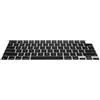kwmobile Protezione Tastiera Americana Compatibile con Apple MacBook Pro 14 M5 2026 A3426 - Cover Tastiera Inglese US Copertina Silicone nero