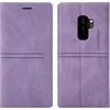 OKZone Cover per Samsung Galaxy S9, Cover a Libro Samsung S9, Custodia in Pelle Samsung S9 Magnetica [Portafoglio] Custodia Silicone TPU Antiurto,Funzione Supporto Slot Schede (Viola)