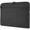 Tucano, Gommo Sleeve Custodia per MacBook Air 15 e Laptop 14, Custodia Computer Imbottita in Materiale Gommato Water Resistant con Tasca Accessori e Zip Doppia, Nero