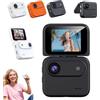 Generic Mini fotocamera sportiva 2026, registratore VLOG con registrazione chiara 4K con schermo a scatto, anti-shake, grandangolo a 143°, piccola action camera per viaggi, animali domestici, vlogging