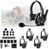 SYNCO XTALK XPRO5 Cuffie Intercom Wireless, Full-Duplex 2.4GHz, 500m di Portata, Riduzione Rumore AEC e Monitoraggio in Tempo Reale per Film e Team di Produzione (5PCS)