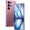 COTSRGT Smartphone S26 Ultra, 16 GB 1 TB, Batteria Da 8000 MAh, Android 14, Fotocamera Impermeabile Da 72 MP 108 MP, Telefono Cellulare Da Esterno Sbloccato Da 7,3 Pollici, Slot Per 3 Schede 5G NFC,Rose G