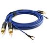 Selected Cable Sommer Cable - 1 Cavo audio Sinus Control 2 x 0,35mm² schermato; 1 lungo cavo di massa placcato oro, 1 x 0,35 mm² extra lungo, SC81-K3 3m Blu