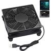 Generico Ventole Per Computer - Ventola Di Raffreddamento USB Silenziosa | Dispositivo Di Raffreddamento Per PC Da 12 Cm 120 Mm, Laptop, Router, Console Di Gioco, Raffreddament Desktop Fai Da Te | Flusso D'ar
