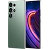COTSRGT Telefoni Cellulari 5G, Telefono S25 Ultra Android 14, 16B RAM, 1TB ROM, Telefono Android Economico, 7,3 Pollici, 7800mAh Dual SIM Sbloccato, Fotocamera Principale Da 108MP, FaceID/GPS,Dark Green-7.3 I