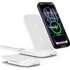 AILKIN Caricatore wireless pieghevole da 15 W, per Samsung Galaxy S26 Ultra/S25 FE/S24/S23/S22/S21/S20