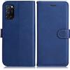 DENDICO Cover per Oppo A52 / Oppo A72 / Oppo A92, Premium Portafoglio PU Custodia in PU Pelle, Flip Libro TPU Bumper Caso per Oppo A52 / Oppo A72 / Oppo A92, Blu Navy