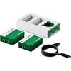 Tilta Confezione da 2 batterie NP-W126S con doppio caricatore rapido compatibile con Fujifilm X100VI, X100V, XM5, X-E5, X-E4, X-S10, X-T30, X-T30II, X-T3, X-Pro3, X100F, X-A7 TBC-W126S-A-FG