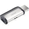 SanDisk 128GB Ultra Dual Drive Flash Drive with reversible USB Type-C and USB Type-A connectors, for smartphones, tablets, Macs and computers