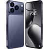 COTSRGT I17 Pro Max Telefono Cellulare 5G Sbloccato Android 15 Telefono Dual SIM Smartphone Con Fotocamera Da 108 MP E 78 MP Batteria Da 8000 MAh Standby 16 GB E 1 TB Smartphone A 10 Core,Blue-7.3 Inch