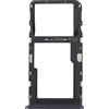 Generico Vassoio Compatibile con TCL 20R 5G (TCL 20 R 5G) T767H Carrello Alloggio SUPPORTO adattatore SLOT PORTA CARD carrello per SCHEDA SIM + vano Memoria Micro Sd (Nero)