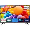 LG UHD 55'', Serie UT73 2024, Smart TV 4K, 55UT73006LA, Processore α5 Gen7, 20W, 3 HDMI, HDR10 Pro, Filmmaker Mode, Game Optimizer, Alexa, Wi-Fi, webOS 24, Sports Portal