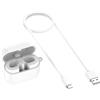 HMHAMA Custodia di ricarica di ricambio per Samsung Galaxy Buds3(R530), stazione di ricarica per cuffie, supporto ricarica wireless (bianco)