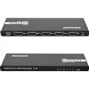 Kanaan HDMI 2.0 Matrix PS5 Switch Splitter 1 IN 4 OUT | 4K/1080p | Supporta PS5, Notebook HDTV, memoria EDID, CEC, Daisy Chain, SP14HS / Dolby-TrueHD, amplificatore di distribuzione per proiettore