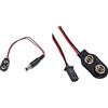 CISA 107430310 Cavo Di Alimentazione 9V & 07430.32.0 - Attacco Per Alimentatore Ext Scatola Fu