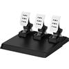 DOYO Pedali da corsa, set 3 pedali per volante gaming PC, molle intercambiabili, resistenza freno regolabile, frizione inclusa, tecnologia Hall lineare, compatibile con PC Windows 11/10/7