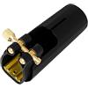 Vynetra Sassofono Soprano Legatura Bocchino Caps PU Pelle Sax Legatura Fissaggio Con Tappi Sassofono Accessori