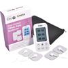 Kinetik Medical Kinetik Wellbeing Macchina TENS a doppio canale per alleviare il dolore, stimolatore muscolare con 15 intensità, 24 modalità terapeutiche, adatta per gravidanza e sciatica, in associazione con St John