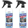 Enjoy Home Pulitore Vetri Stufe e Caminetti Professionale 2x500ml - Sgrassatore Schiuma Attiva per Fuliggine, Cenere e Residui Carboniosi - Ideale per Vetro Camino, Barbecue, Forni e Pietra Naturale