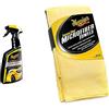 Meguiar's Cera Spray Veloce, Ultimate Spray Wax, 473 ml & X2010EU Panno Microfibra Supreme Set 1 pz, Singolo