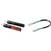 Lampa Line SQ indicatori di direzione a led sequenziale e luce di posizione - 12V LED (Posteriore) & 91601 Connettori per indicatori di direzione, 2 pz