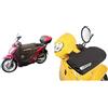 Tucano Urbano Termoscudo Nero, Taglia Unica, compatibile con Honda SH 125-150 (2017-2020) & R362X Coprimanopole, 100% neoprene, Nero
