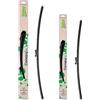 Valeo Coppia Di Spazzole Tergicristallo Flat Blade Fatte Di Materiali Naturali E Riciclati CAN96+CAN86, Anteriore, Lunghezze: 750mm+650mm, (Pack da 2)