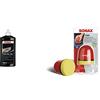 SONAX Polish & Wax Color Black Polish con Pigmenti Colorati e Componenti in Cera, 500 ml, Articolo Numero 02961000-820 & P-Ball Spugna per Lucidatura Manuale Ergonomica, Facilità di Lucidatura
